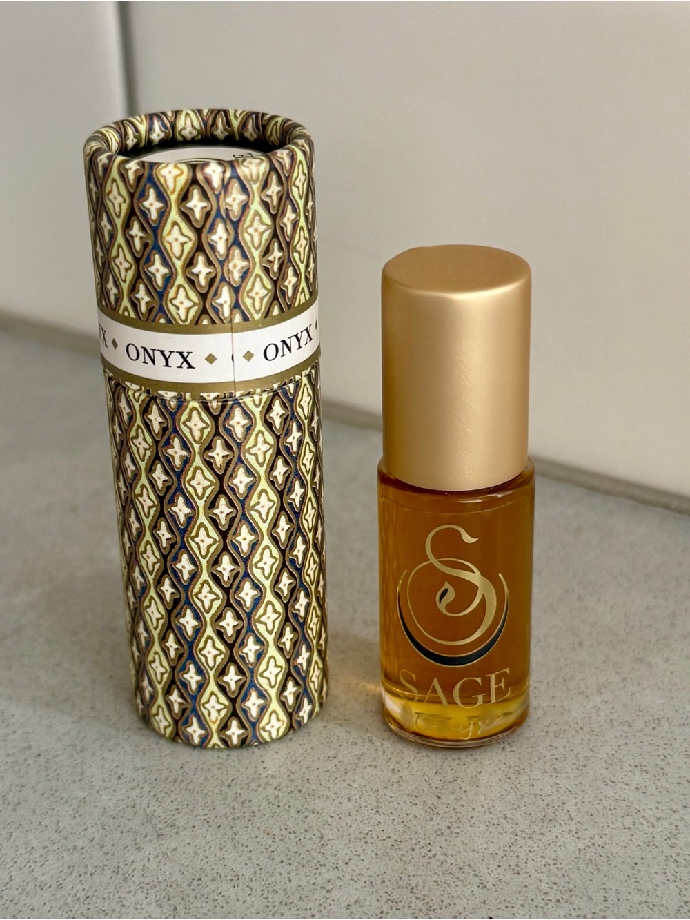 Onyx 1/8 oz Perfume Oil Concentrate Roll-On by Sage Lifestyle